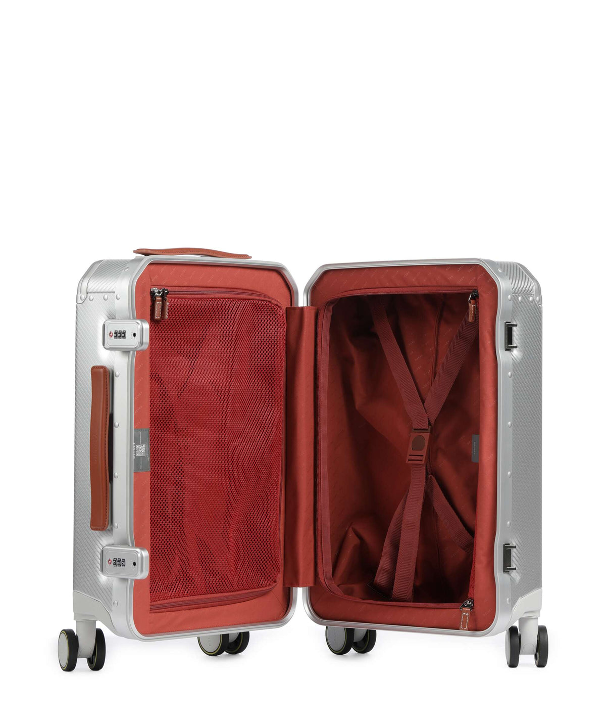 Delsey Paris Alu'R Spinner (4 wheels) silver