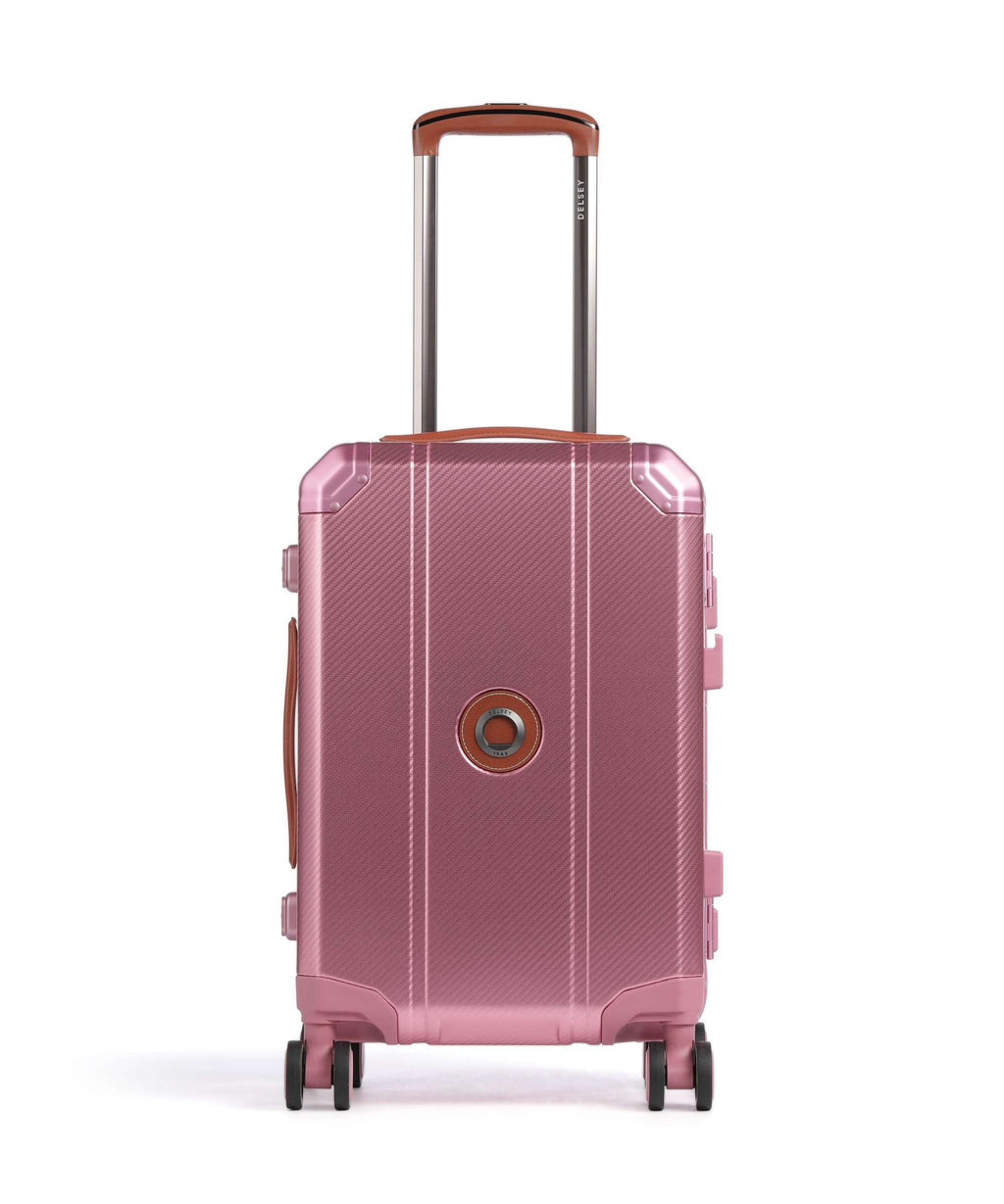 Delsey Paris Alu'R Spinner (4 wheels) pink