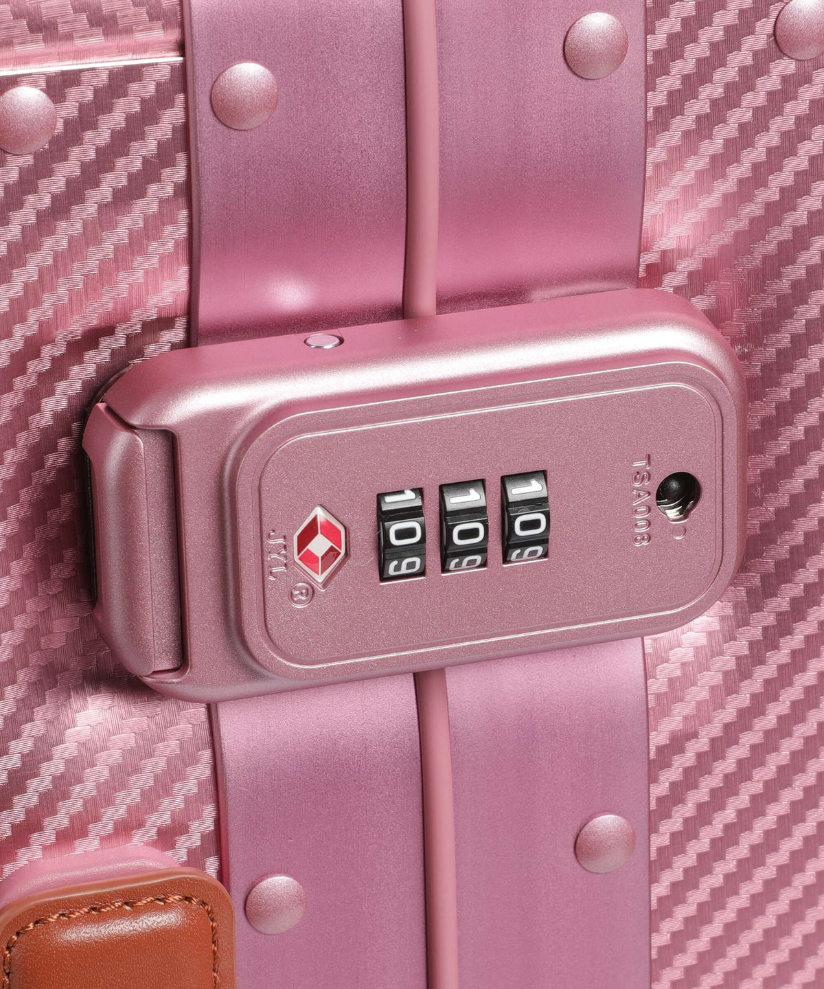 Delsey Paris Alu'R Spinner (4 wheels) pink