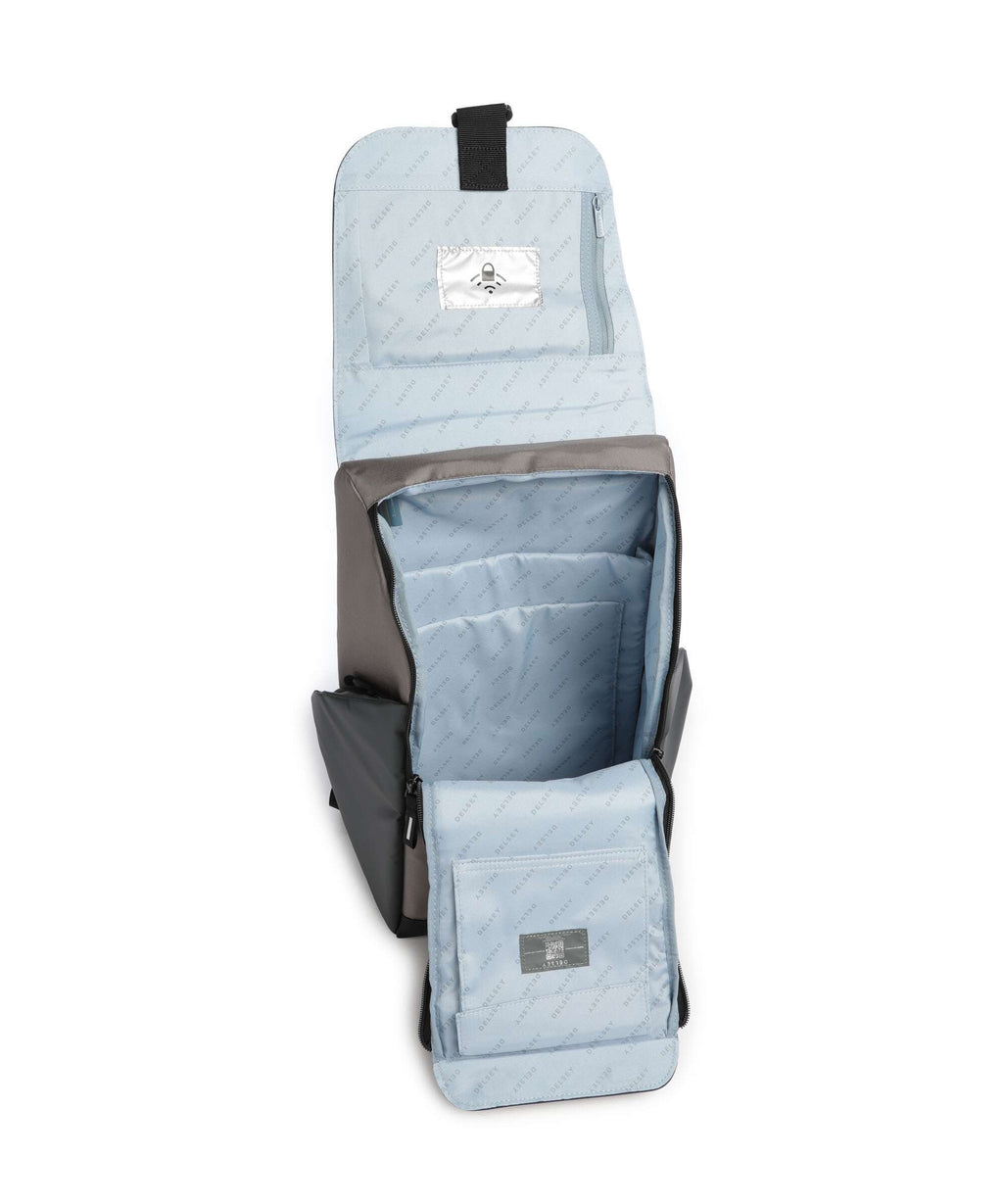 Delsey Paris Securflap Laptop backpack brown