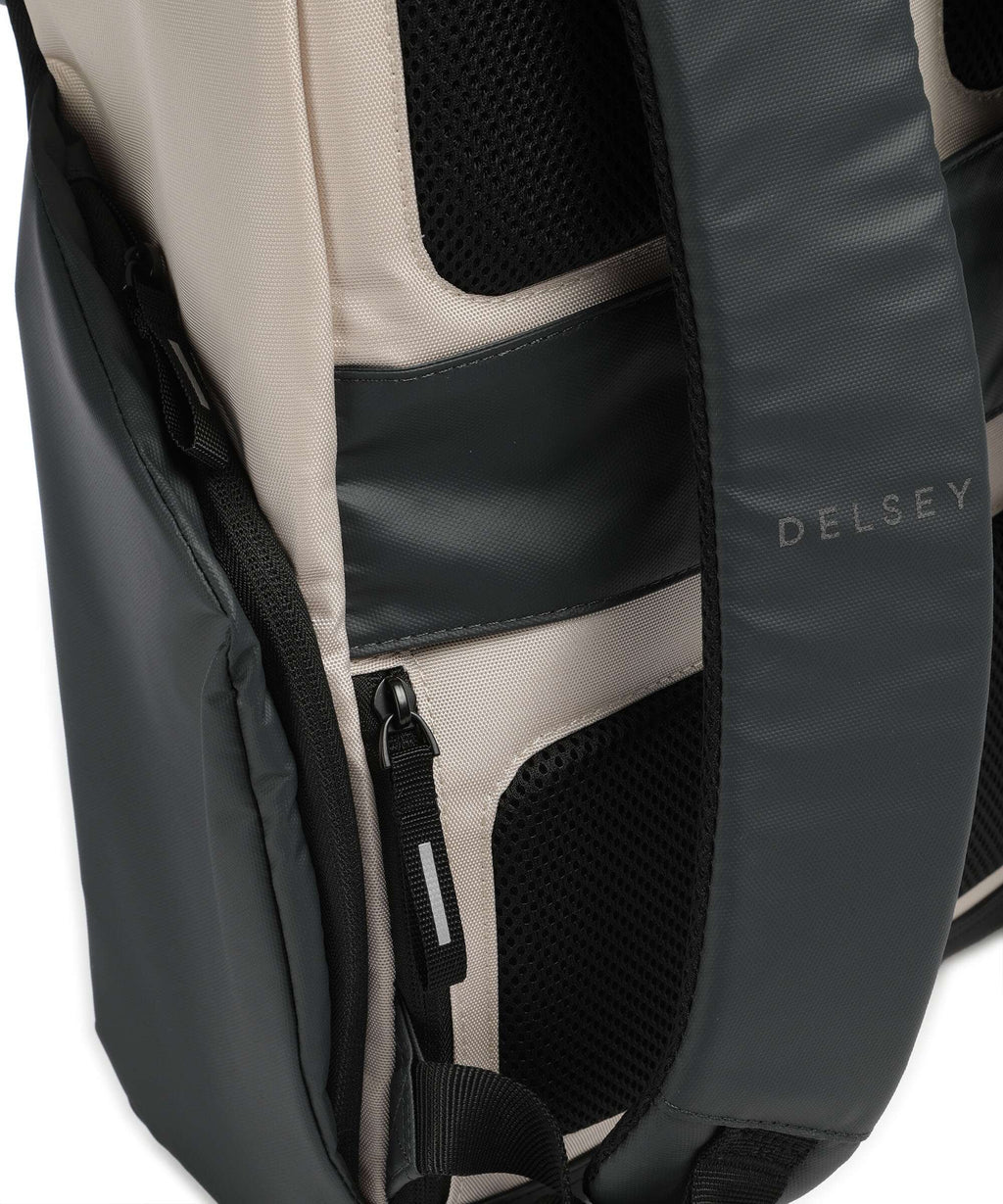 Delsey Paris Securflap Laptop backpack sand
