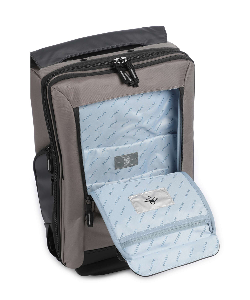 Delsey Paris Securflap Backpack with wheels brown