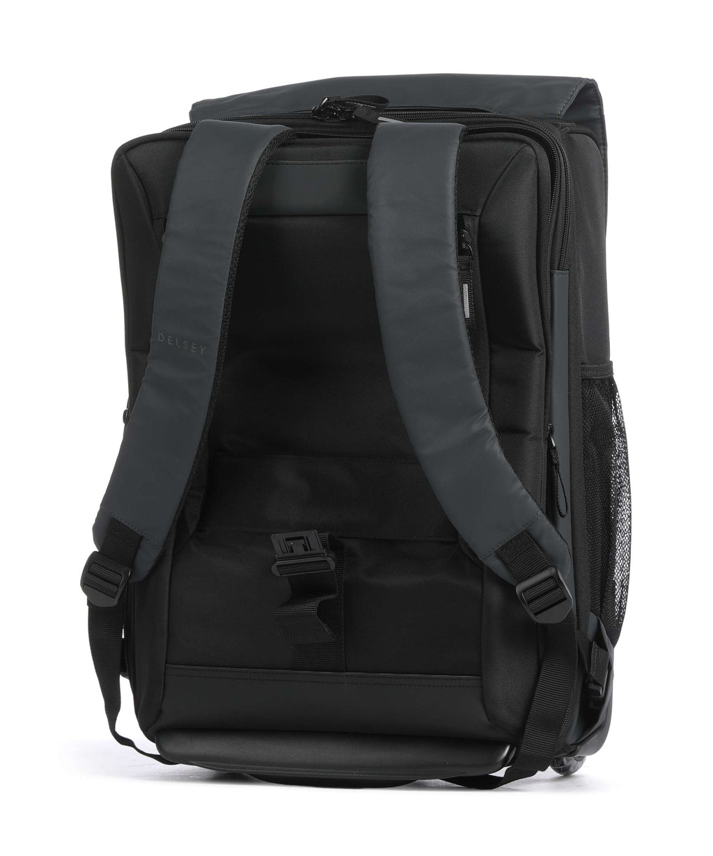Delsey Paris Securflap Backpack with wheels black