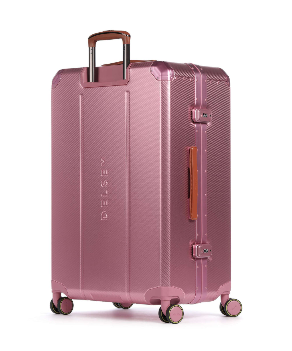 Delsey Paris Alu'R Spinner (4 wheels) pink