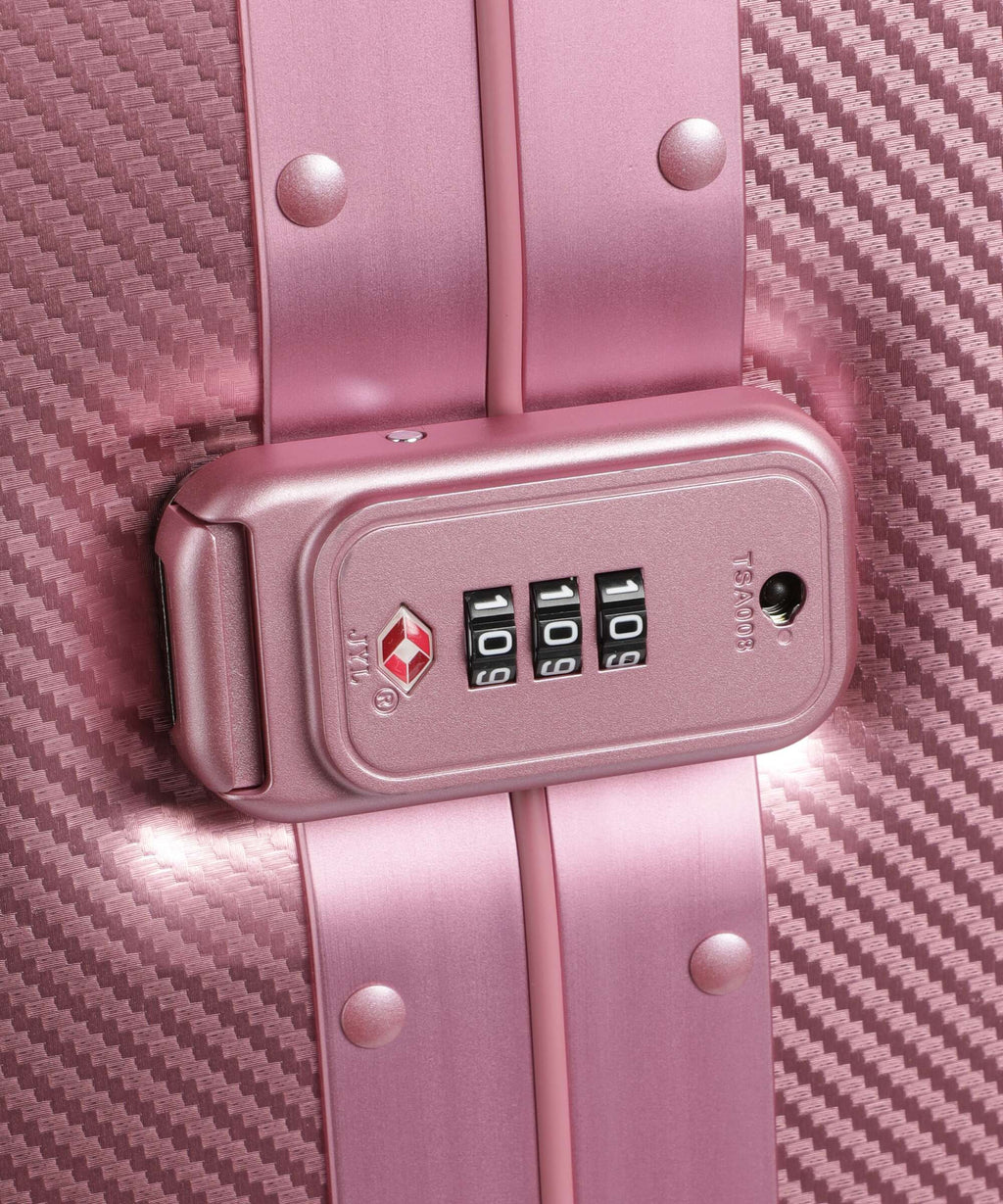 Delsey Paris Alu'R Spinner (4 wheels) pink