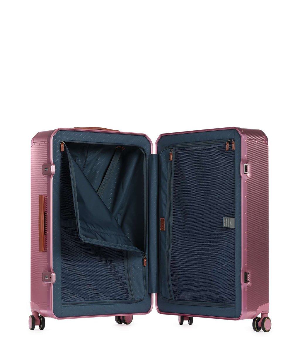 Delsey Paris Alu'R Spinner (4 wheels) pink