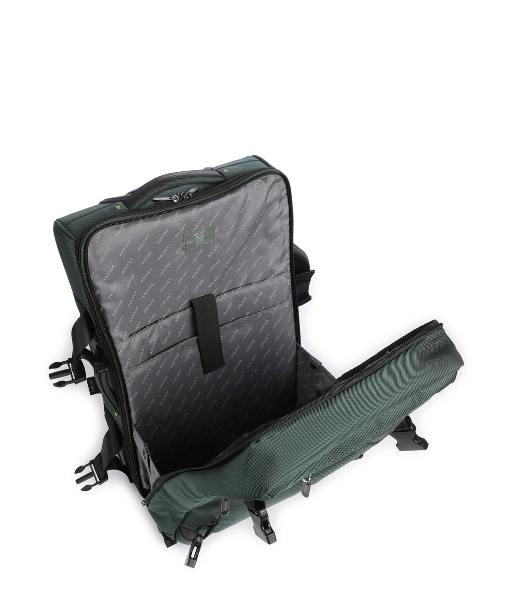 Delsey Paris DLC Pro Backpack with wheels olive