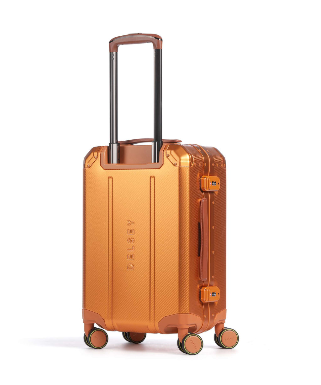Delsey Paris Alu'R Spinner (4 wheels) orange