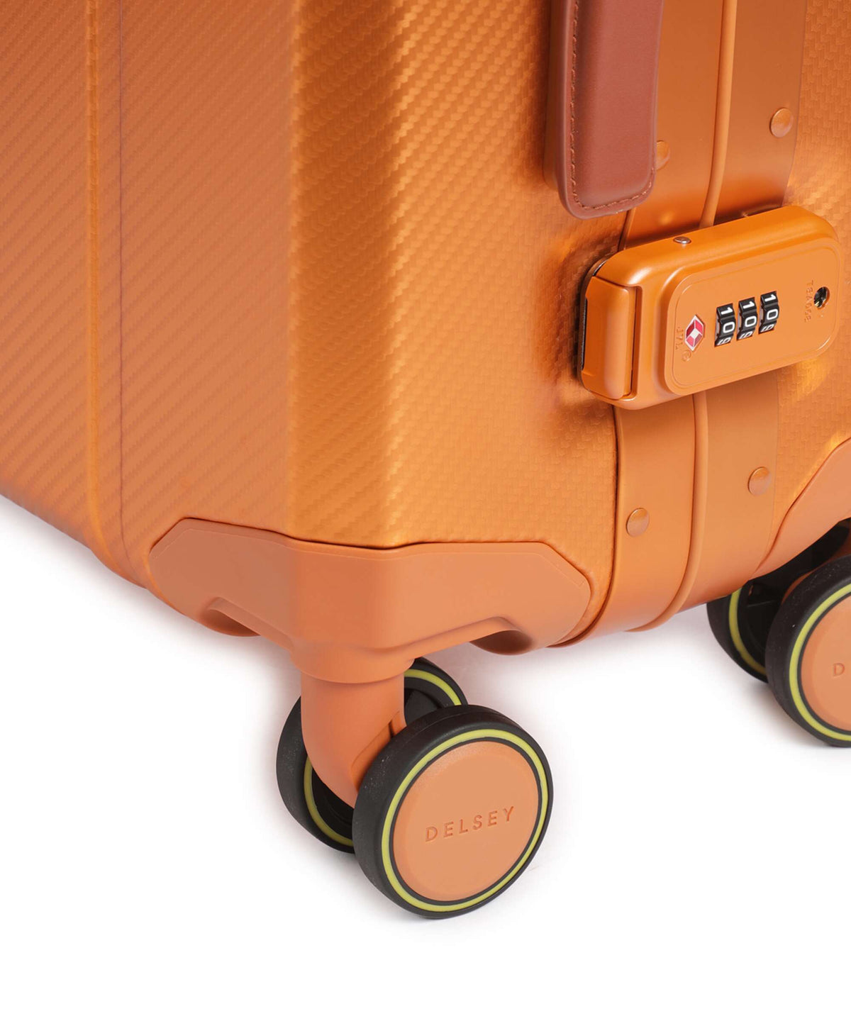 Delsey Paris Alu'R Spinner (4 wheels) orange