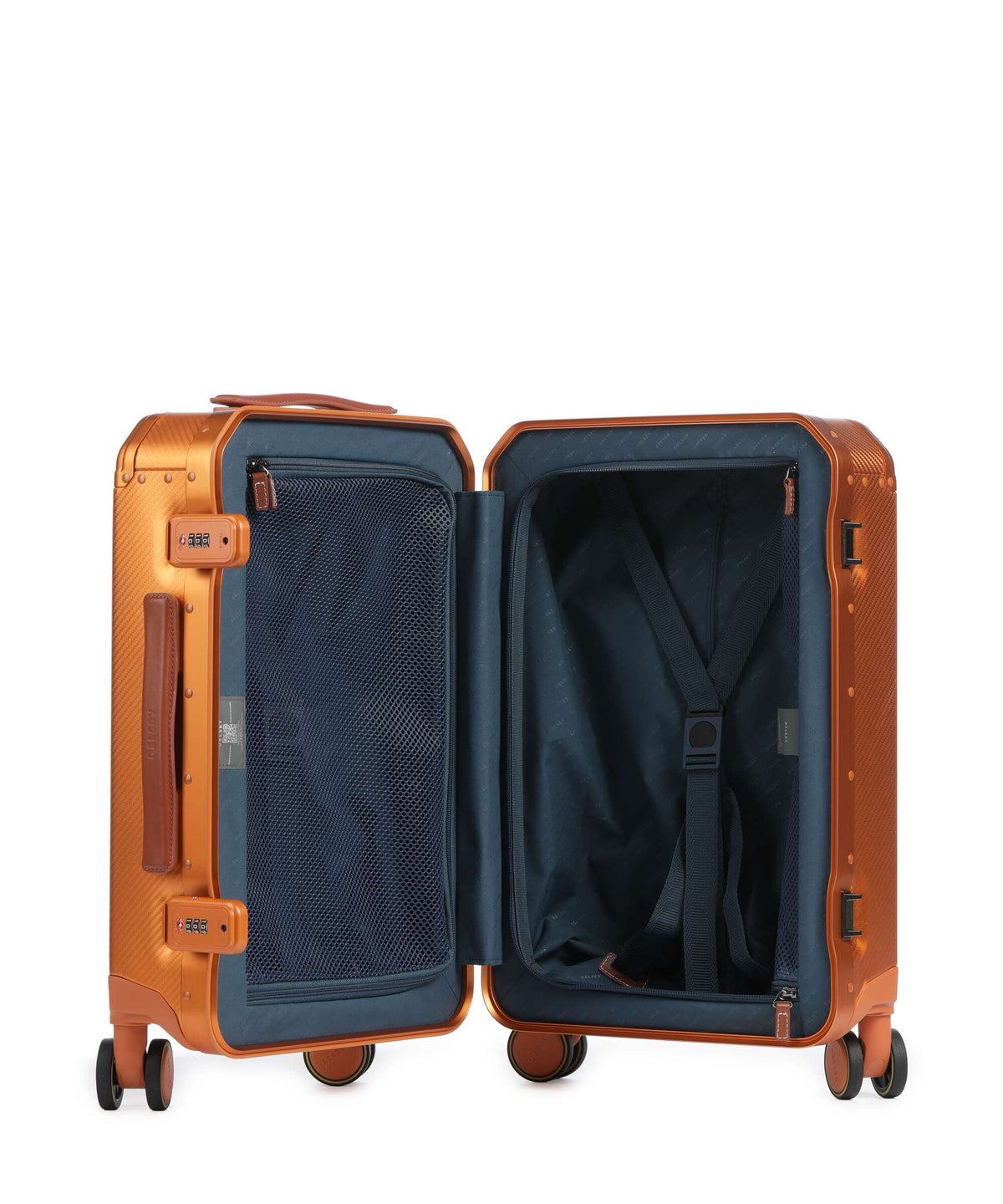 Delsey Paris Alu'R Spinner (4 wheels) orange