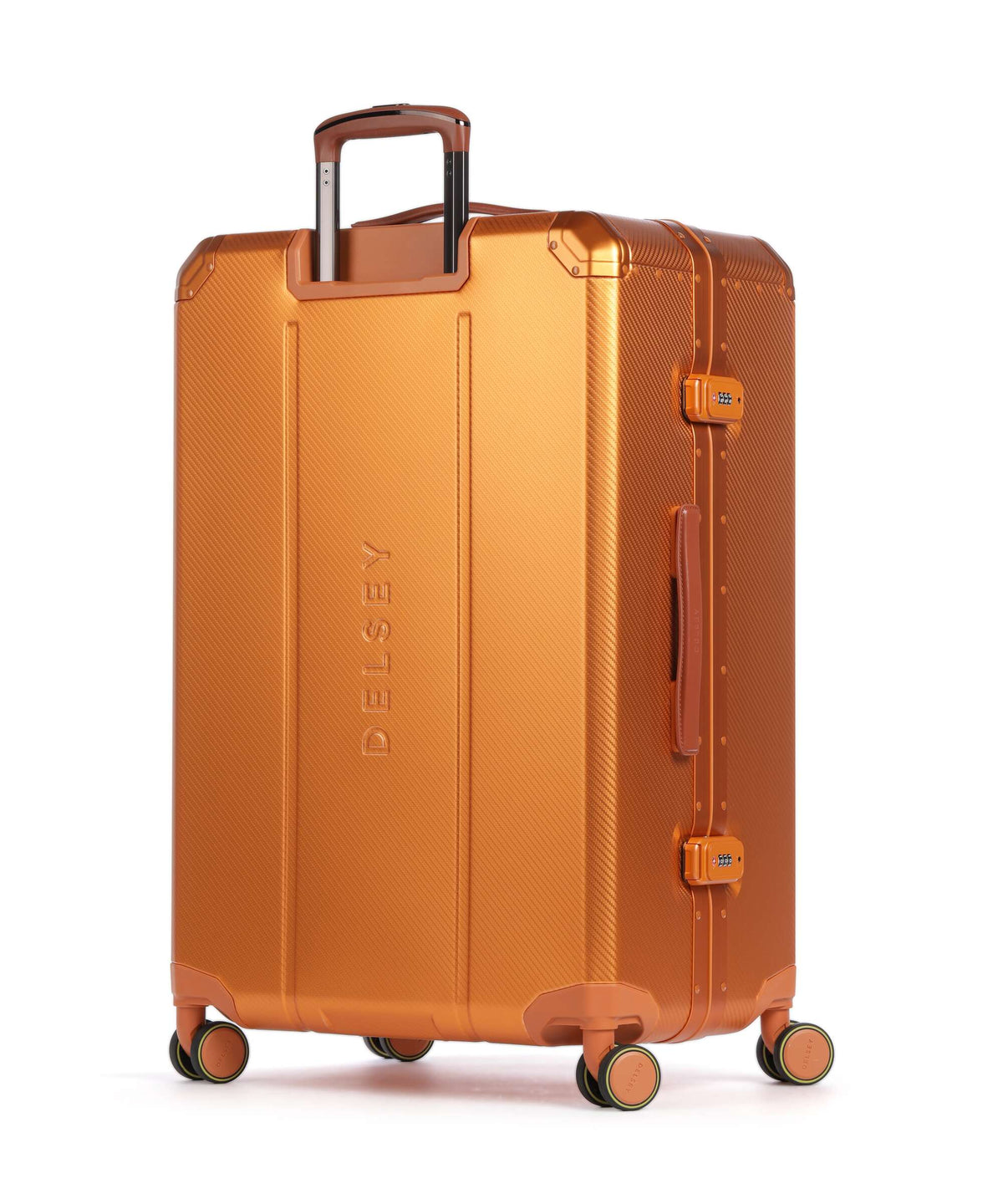 Delsey Paris Alu'R Spinner (4 wheels) orange