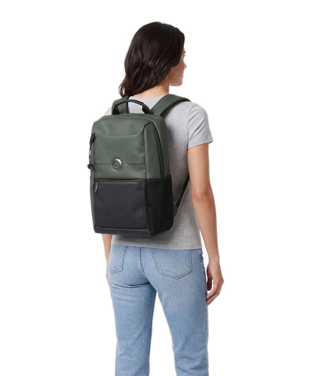 Delsey Paris Turenne Soft Laptop backpack green