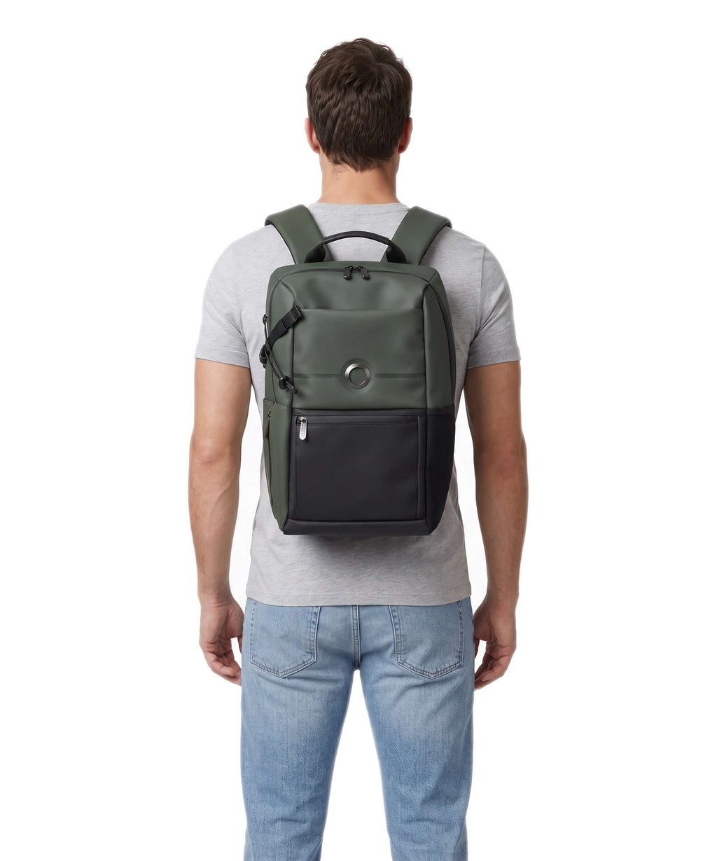 Delsey Paris Turenne Soft Laptop backpack green