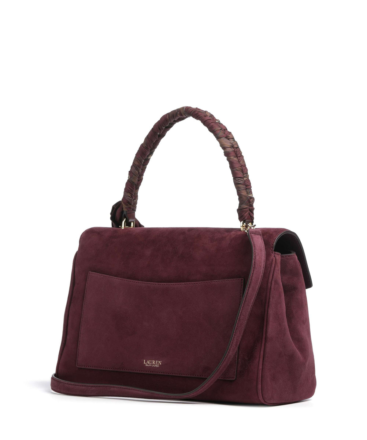 Lauren Ralph Lauren Farrah Medium Handbag dark garnet/urban bltng/garnet multi