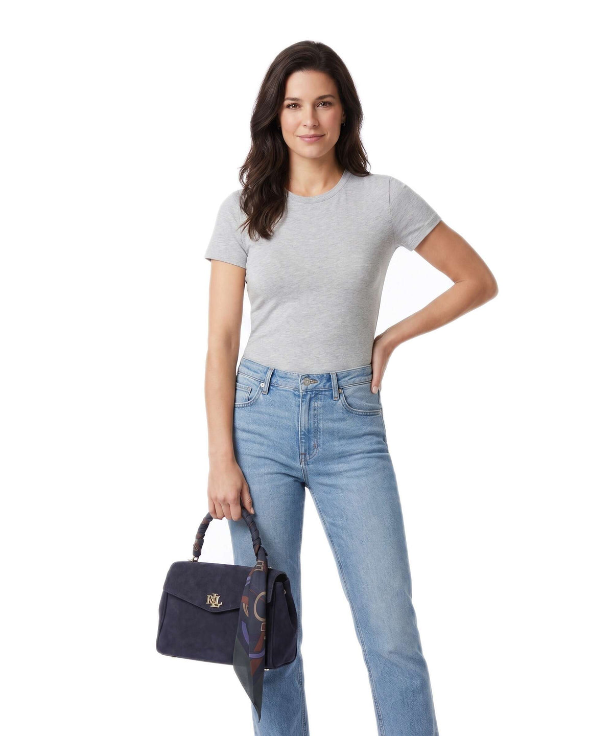 Lauren Ralph Lauren Farrah Small Handbag lauren navy/urban bltng/navy multi