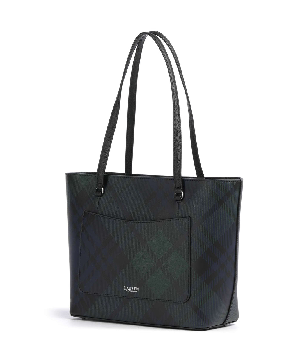 Lauren Ralph Lauren Karly Medium Tote bag black watch tartan