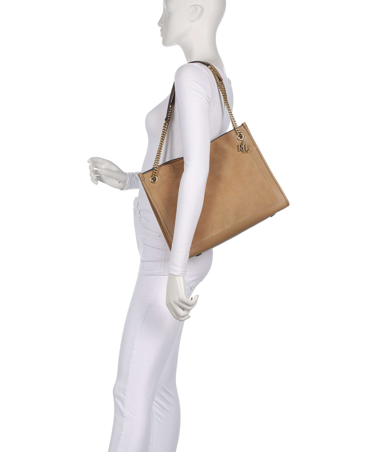 Lauren Ralph Lauren Bradley Large Tote bag camel