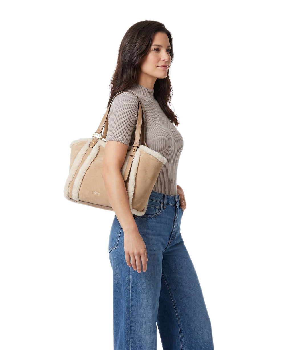 Lauren Ralph Lauren Tasha Small Tote bag camel/natural
