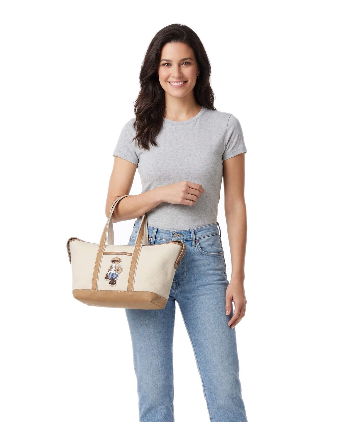 Polo Ralph Lauren Bear Mini Handbag ecru/berkshire