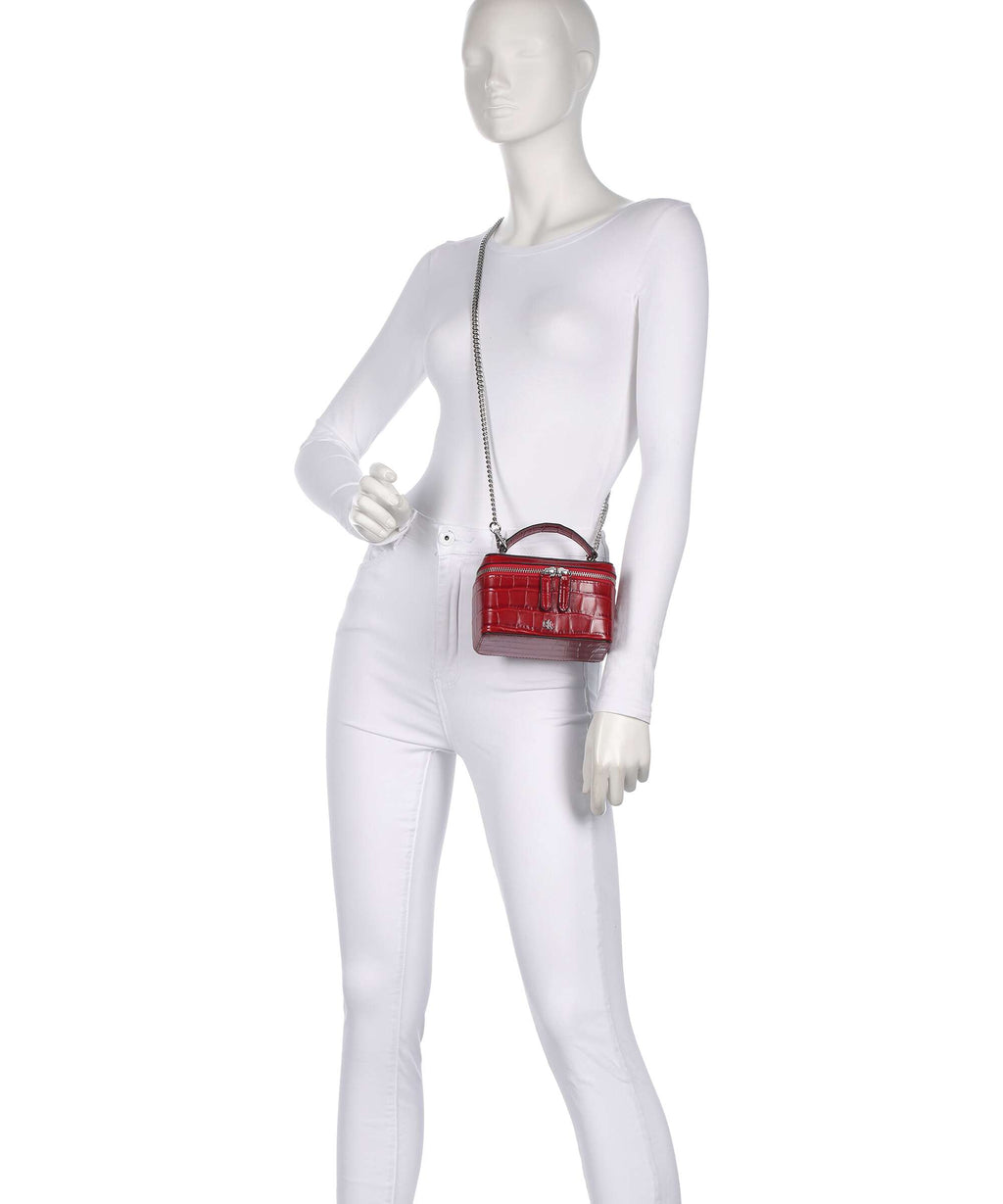 Lauren Ralph Lauren Hallee Small Crossbody bag festive red