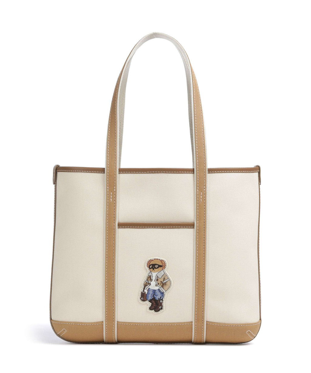 Polo Ralph Lauren Bear Small Tote bag ecru/berkshire