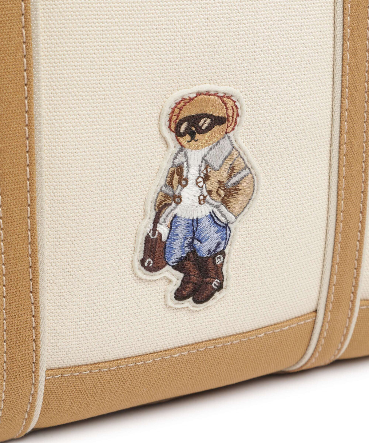 Polo Ralph Lauren Bear Small Tote bag ecru/berkshire