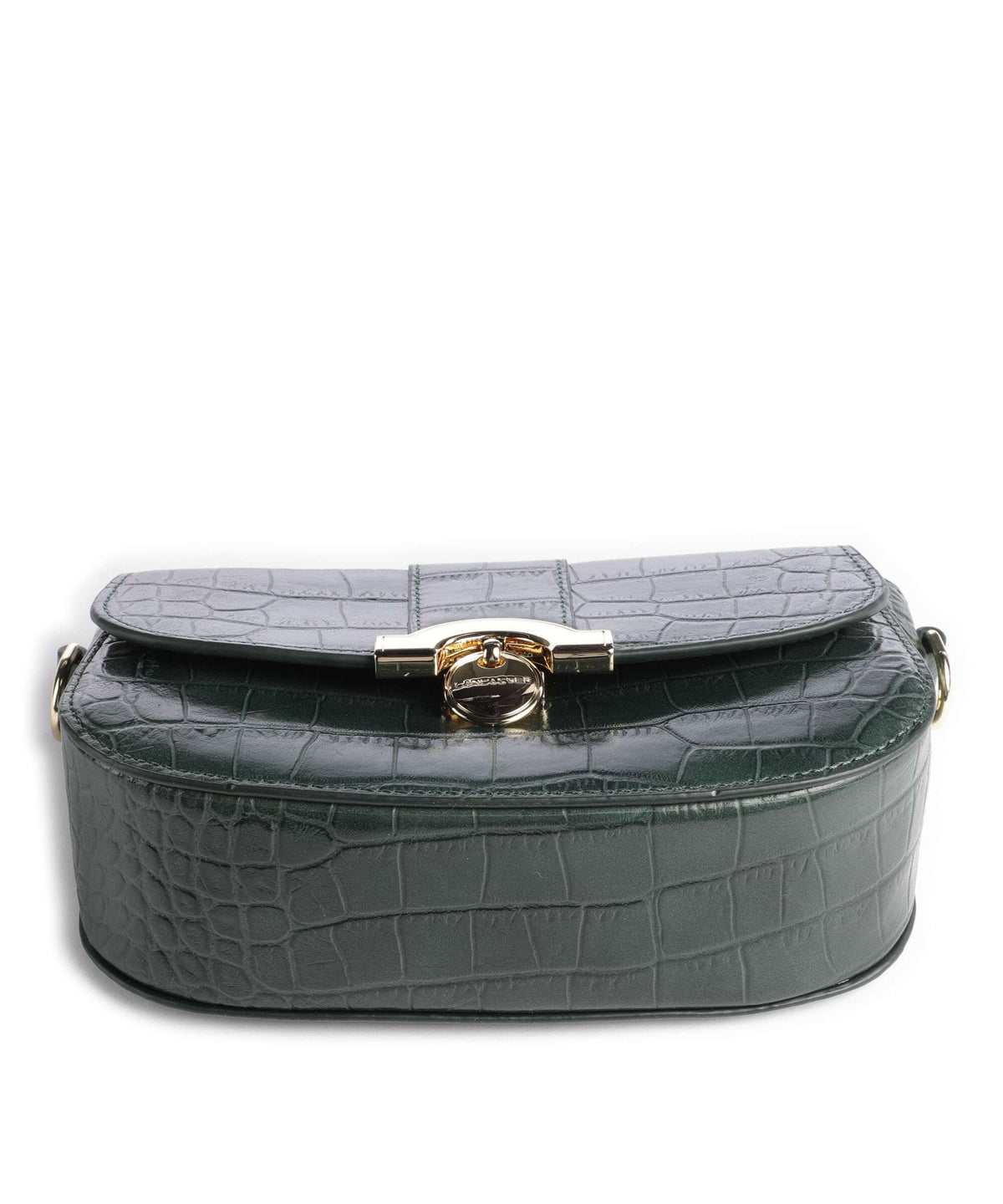 Lancaster Exotic CN Croco Crossbody bag vertforêt
