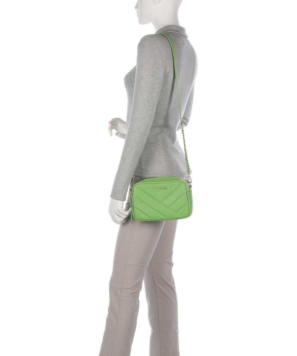 Lancaster Soft Matelassé Crossbody bag vertmouss