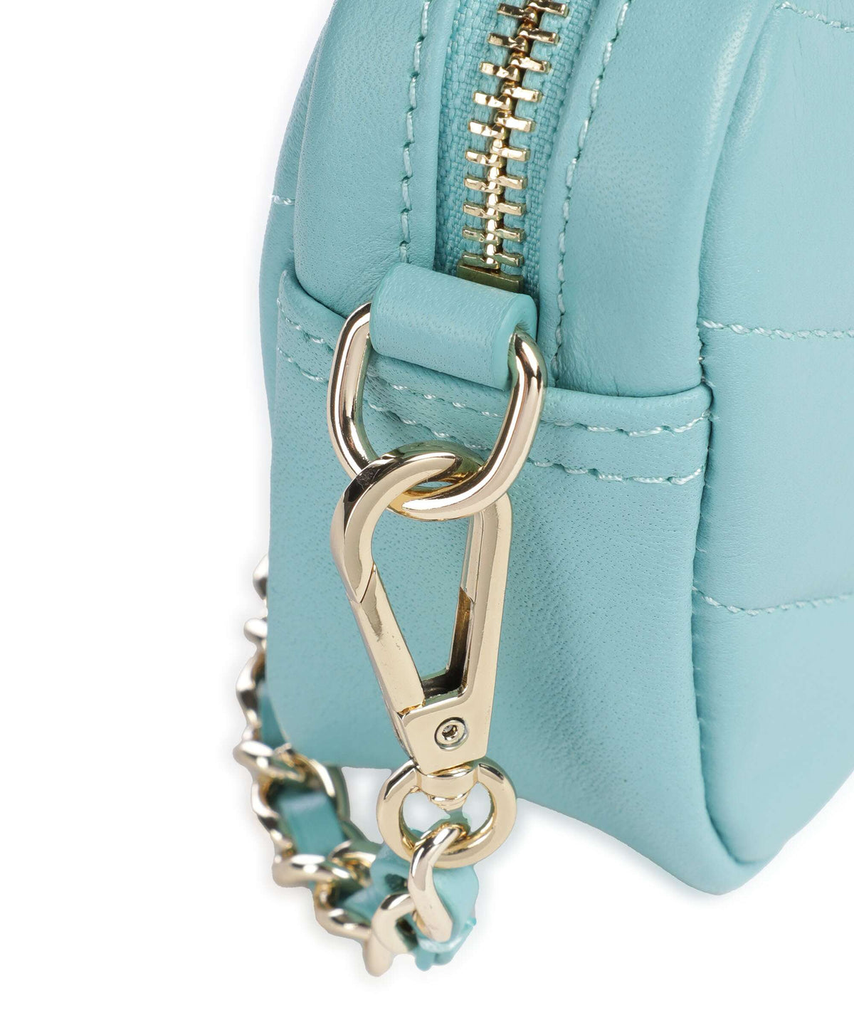 Lancaster Soft Matelassé Crossbody bag lagon