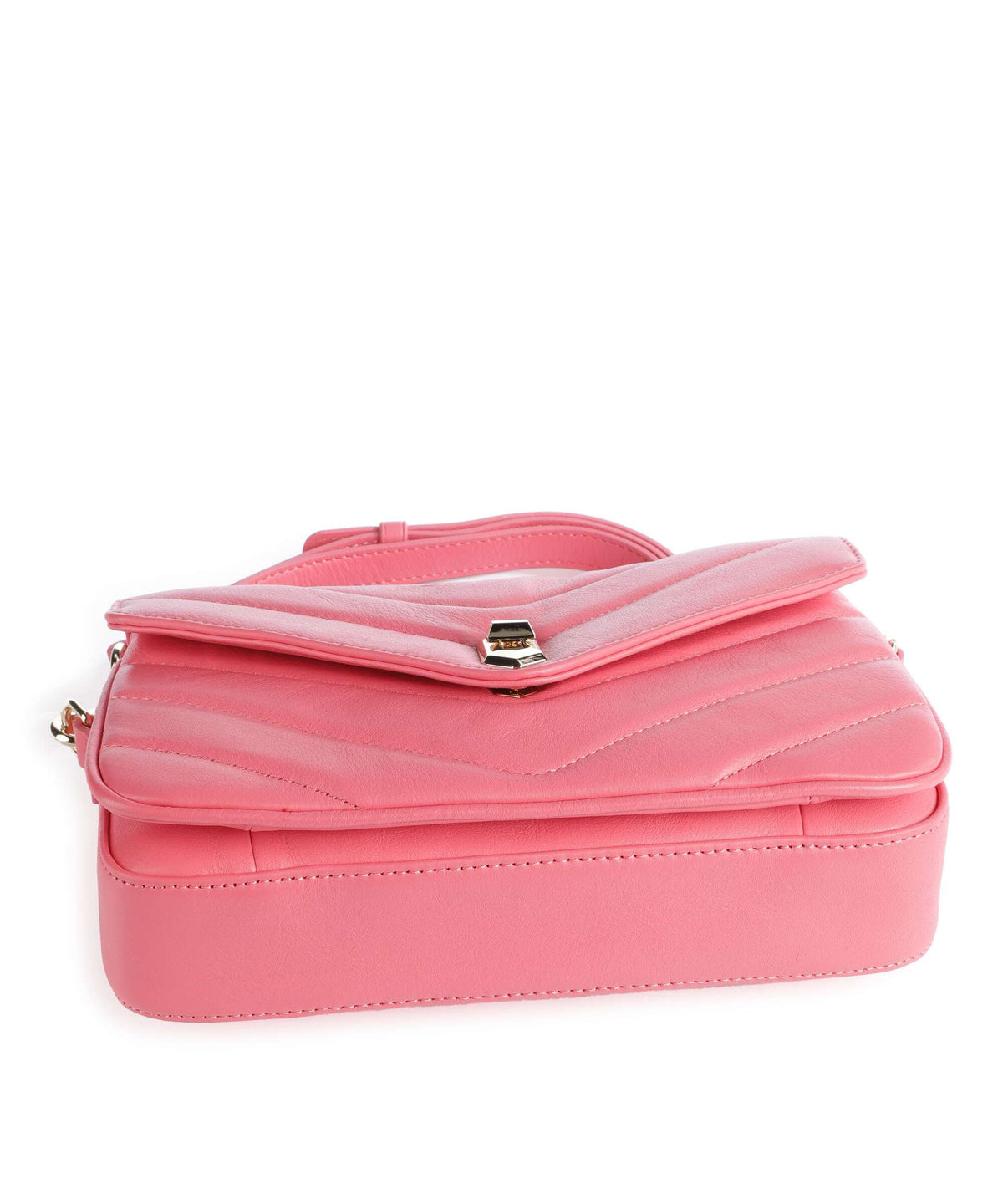 Lancaster Soft Matelassé Crossbody bag rose fonce