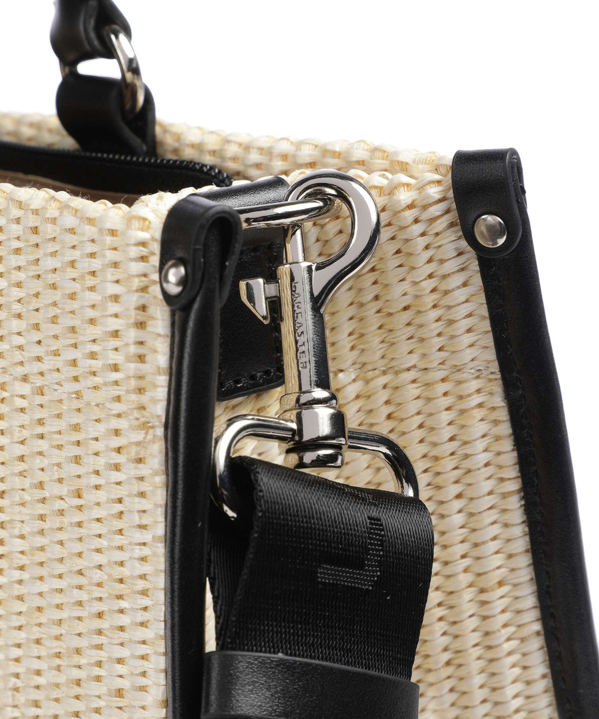 Lancaster Actual Osier Mini Handbag beige