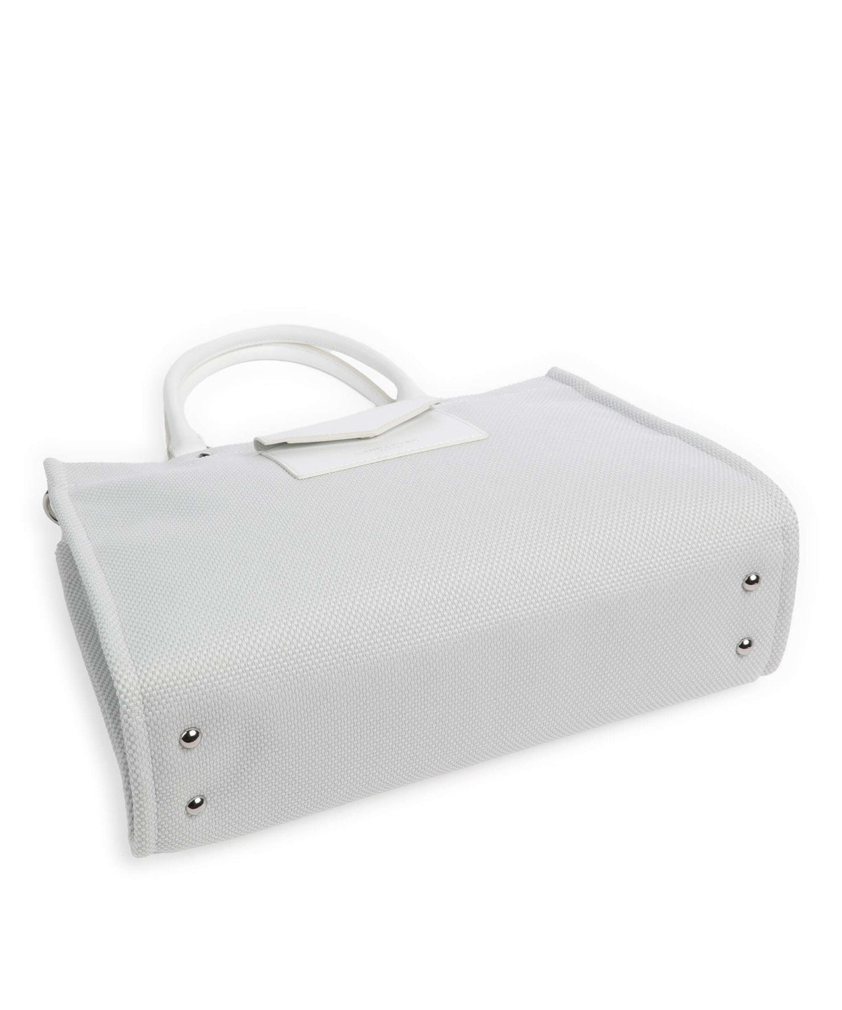 Lancaster Actual Conscious Canvas Handbag blanc