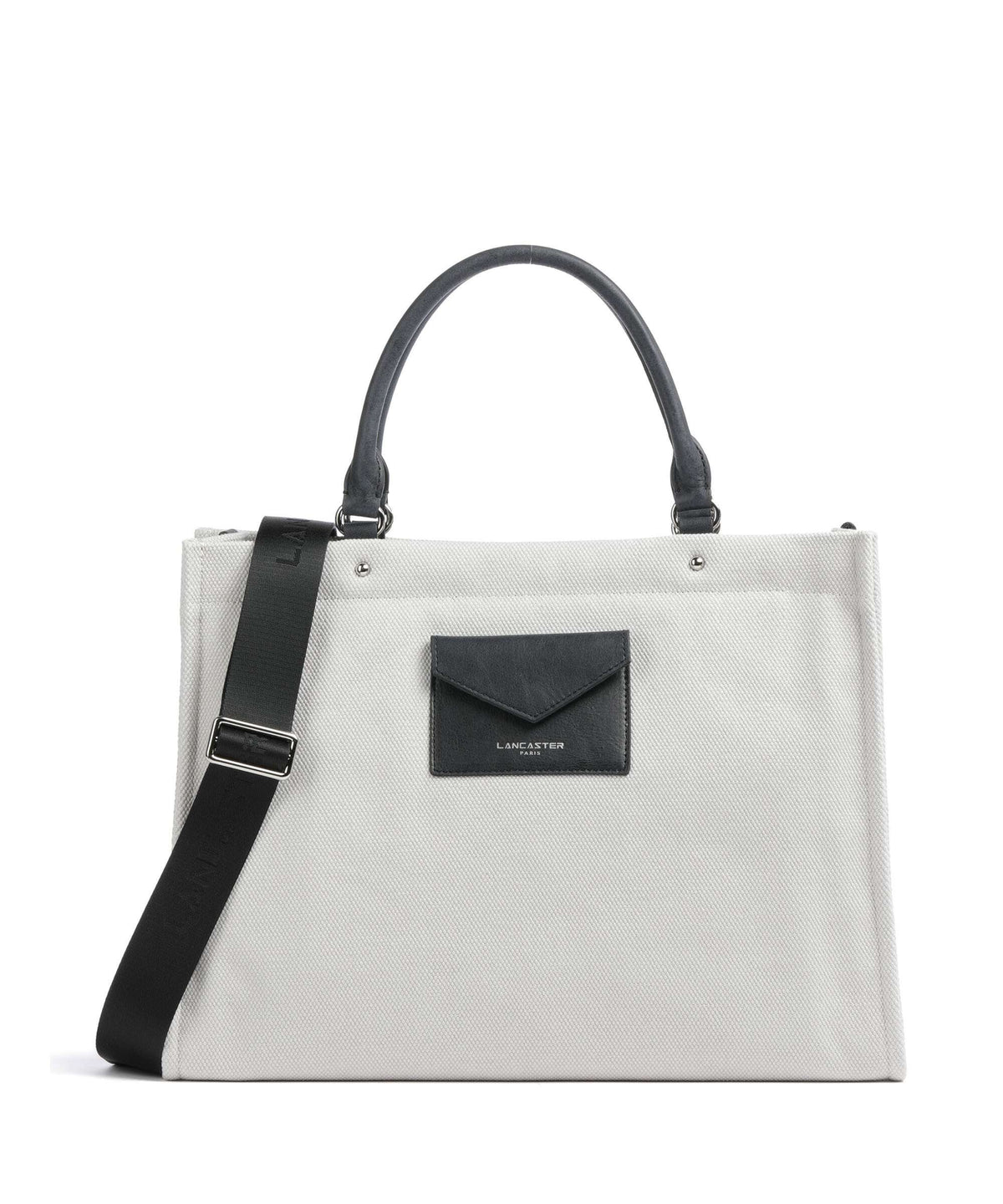 Lancaster Actual Conscious Canvas Handbag grisclai