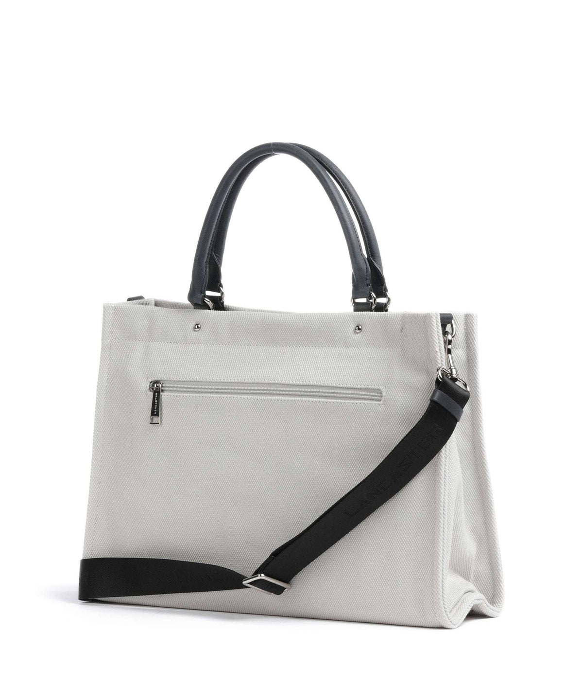 Lancaster Actual Conscious Canvas Handbag grisclai