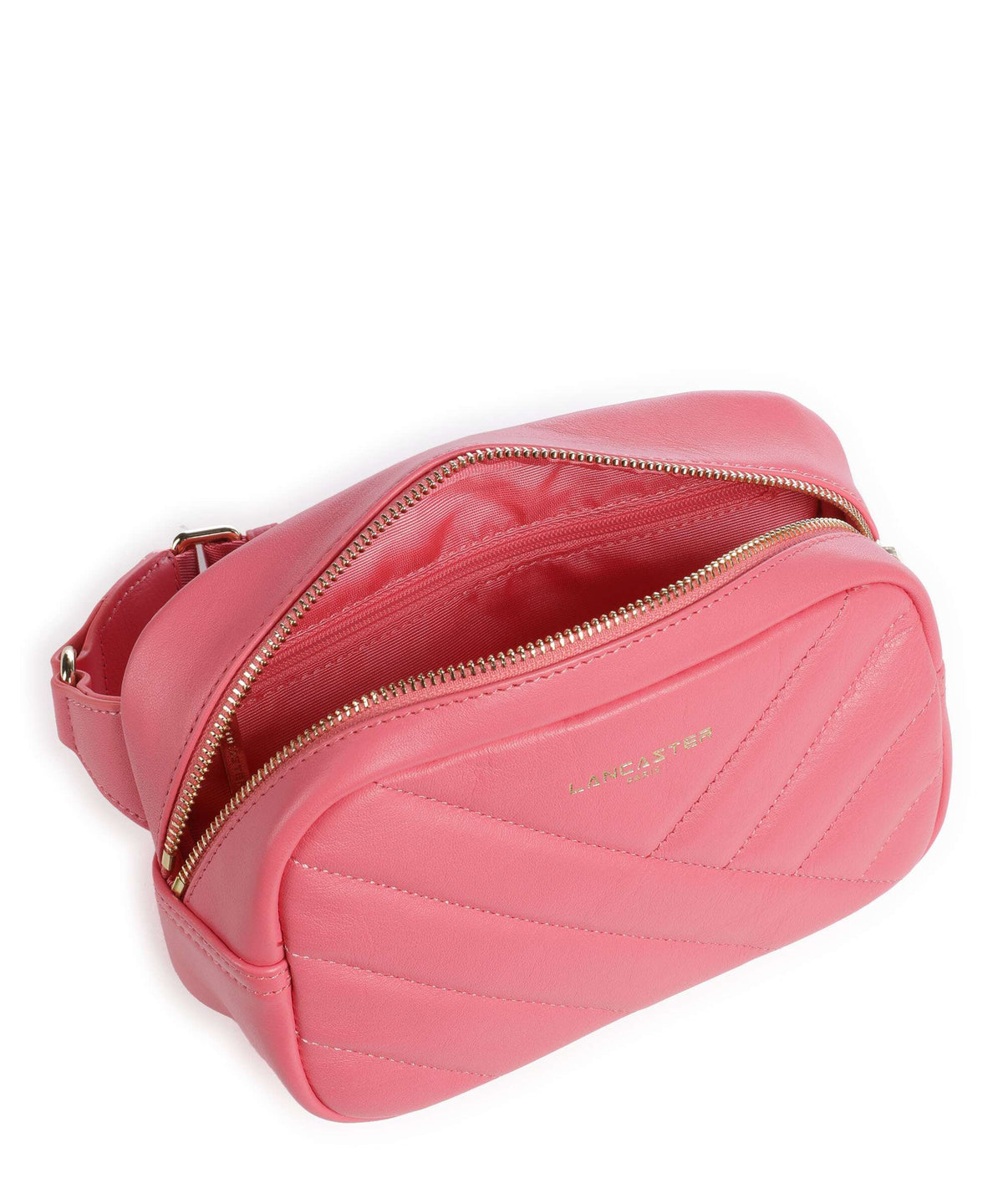 Lancaster Soft Matelassé Belt bag rose fonce