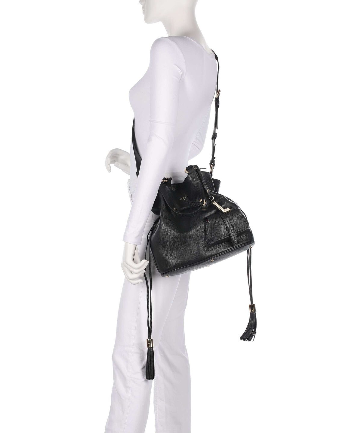 Lancel Premier Flirt M Bucket bag black