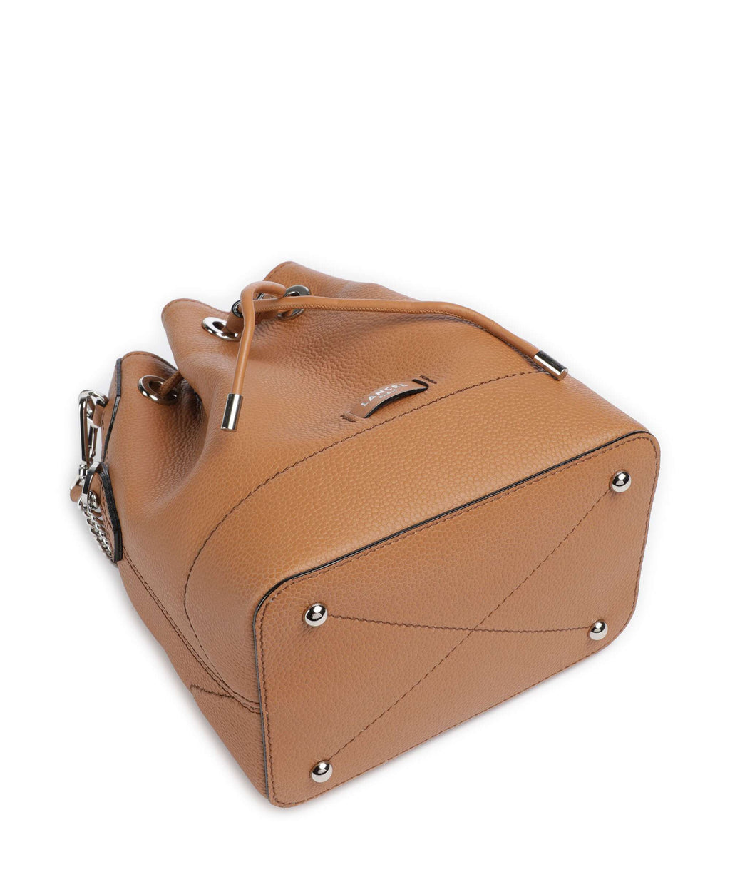 Lancel Ninon S Bucket bag camel