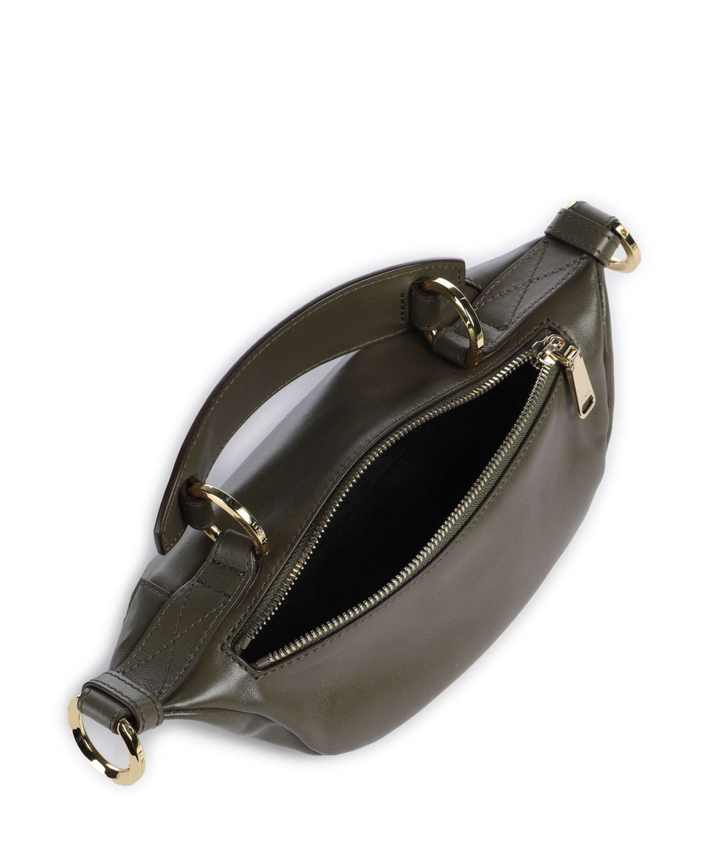 Lancel Origami Mini Crossbody bag dark khaki
