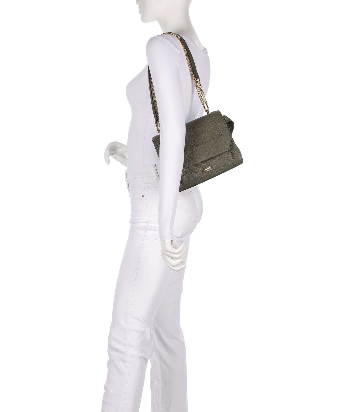 Lancel Ninon M Shoulder bag dark khaki