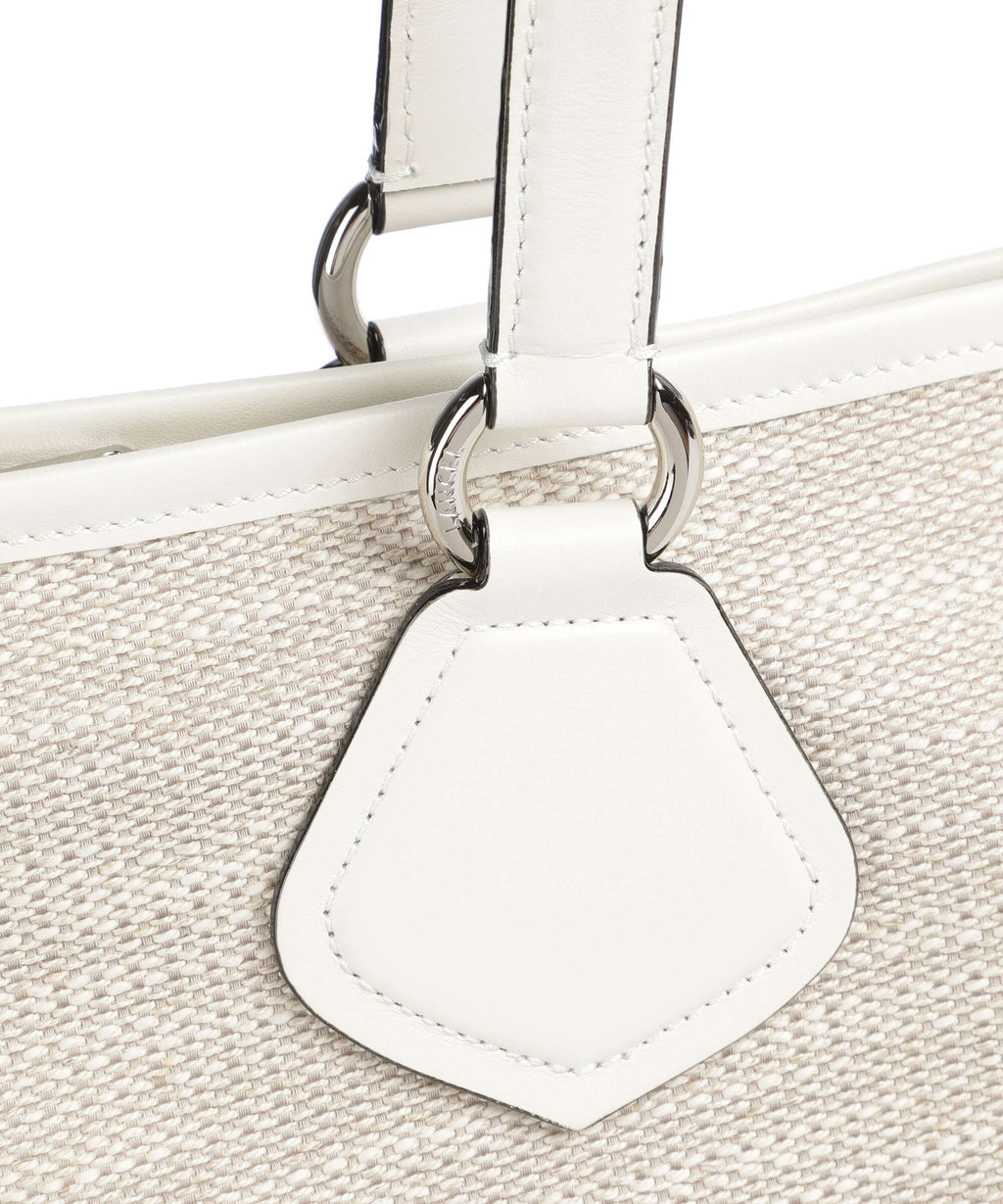 Lancel L Tote bag natural/white