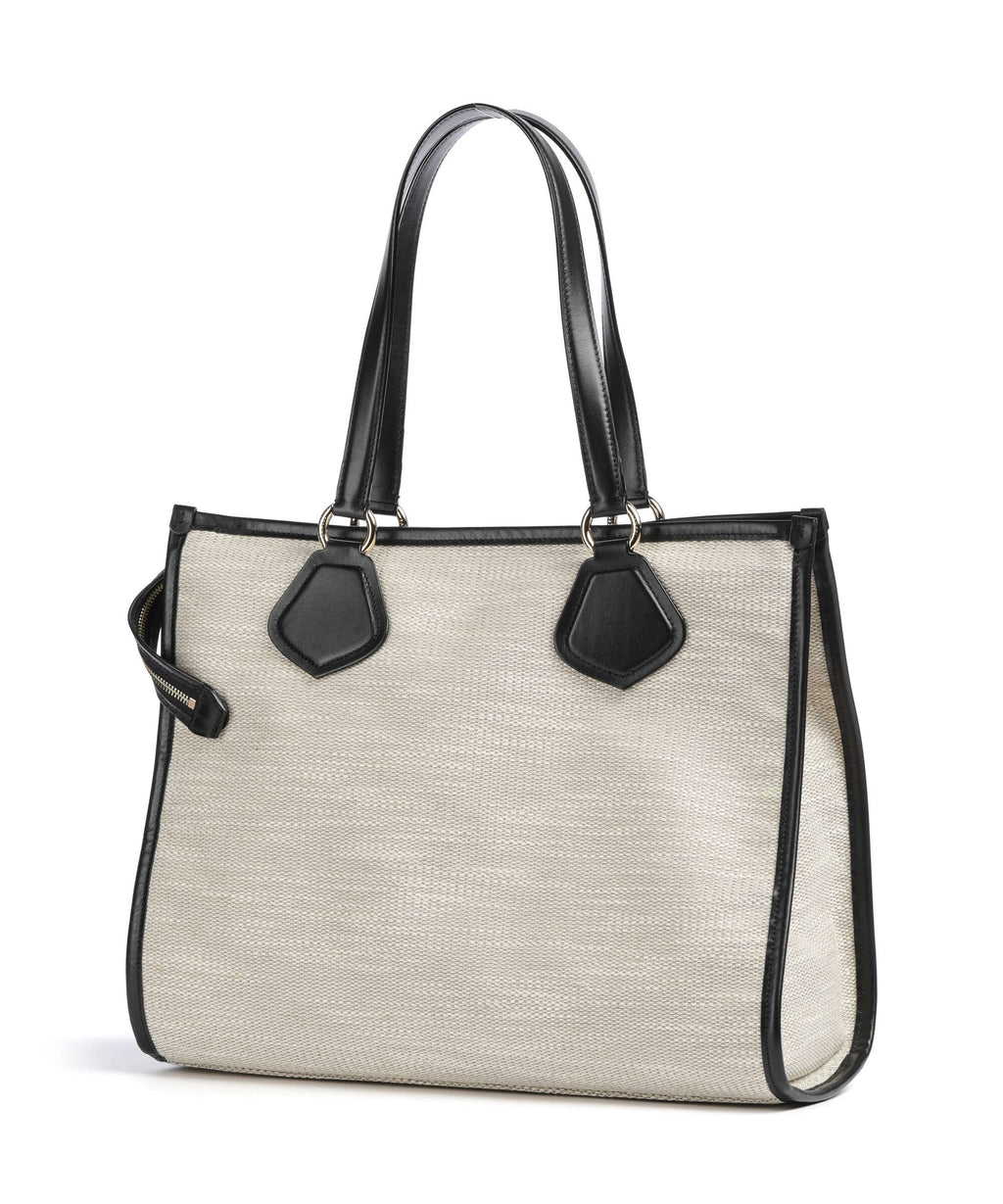 Lancel L Tote bag natural/black