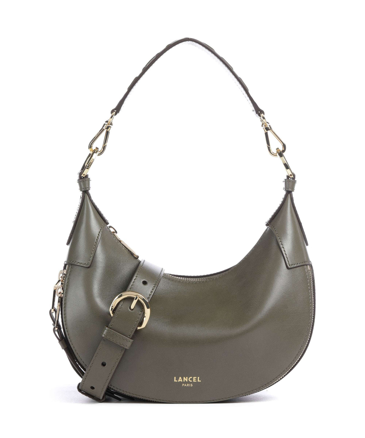 Lancel Origami S Hobo bag dark khaki
