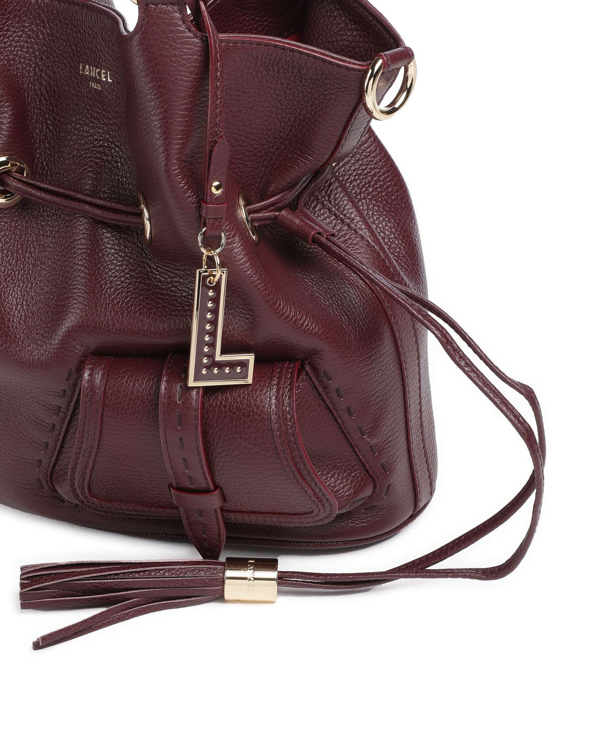 Lancel Premier Flirt M Bucket bag cassis