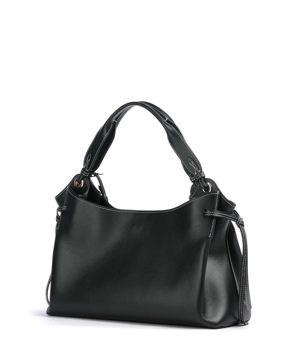 Lancel Swann M Hobo bag black