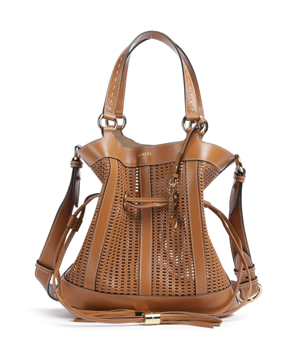 Lancel Premier Flirt M Bucket bag camel