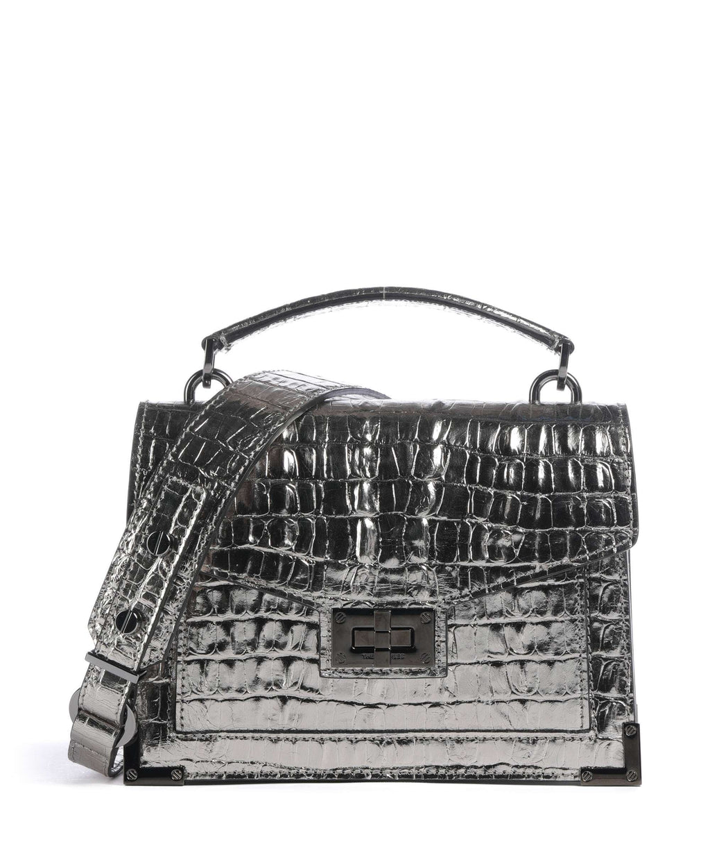 The Kooples Emily Crossbody bag antic silver