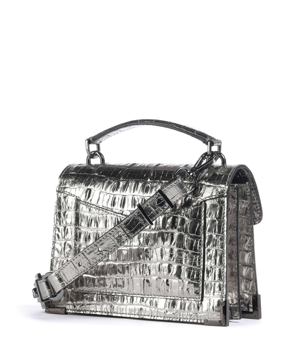 The Kooples Emily Crossbody bag antic silver
