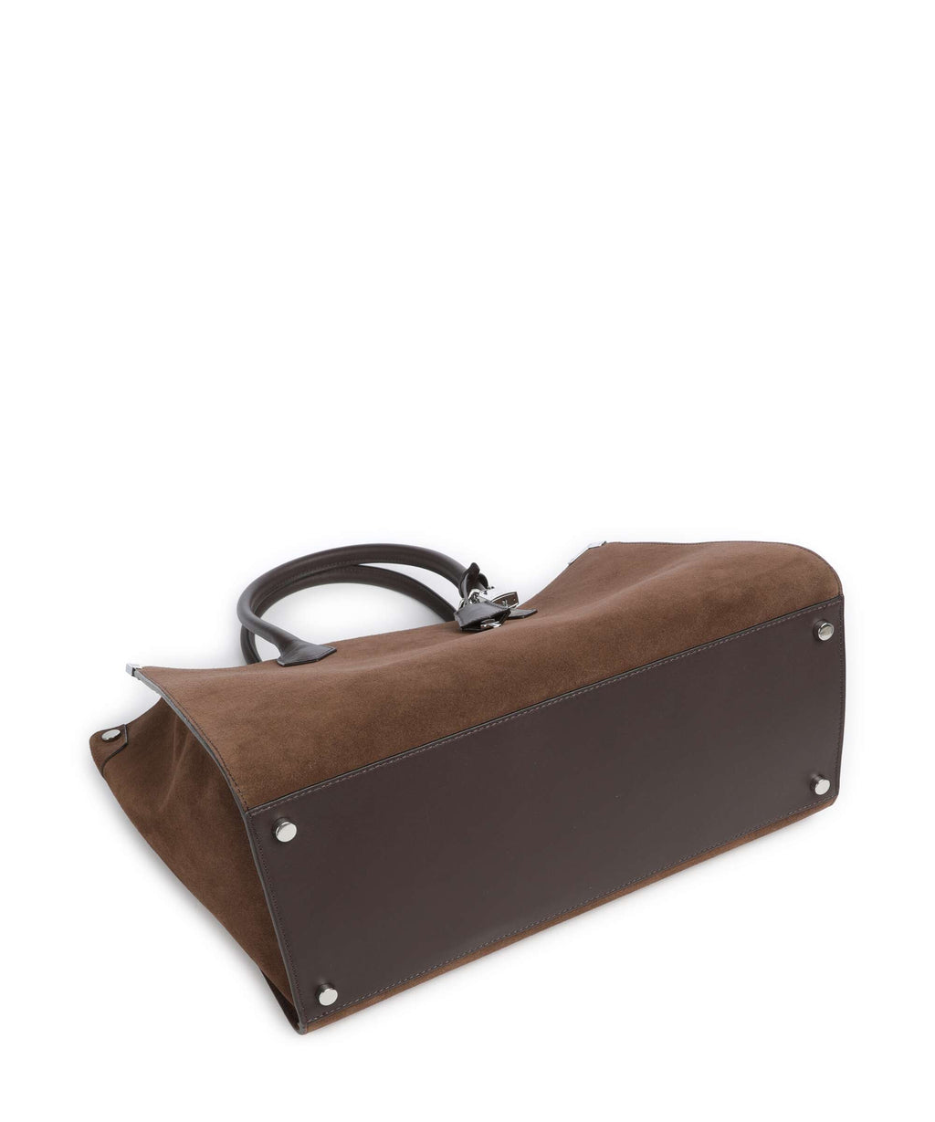 The Kooples Ming Large Tote bag chocolate