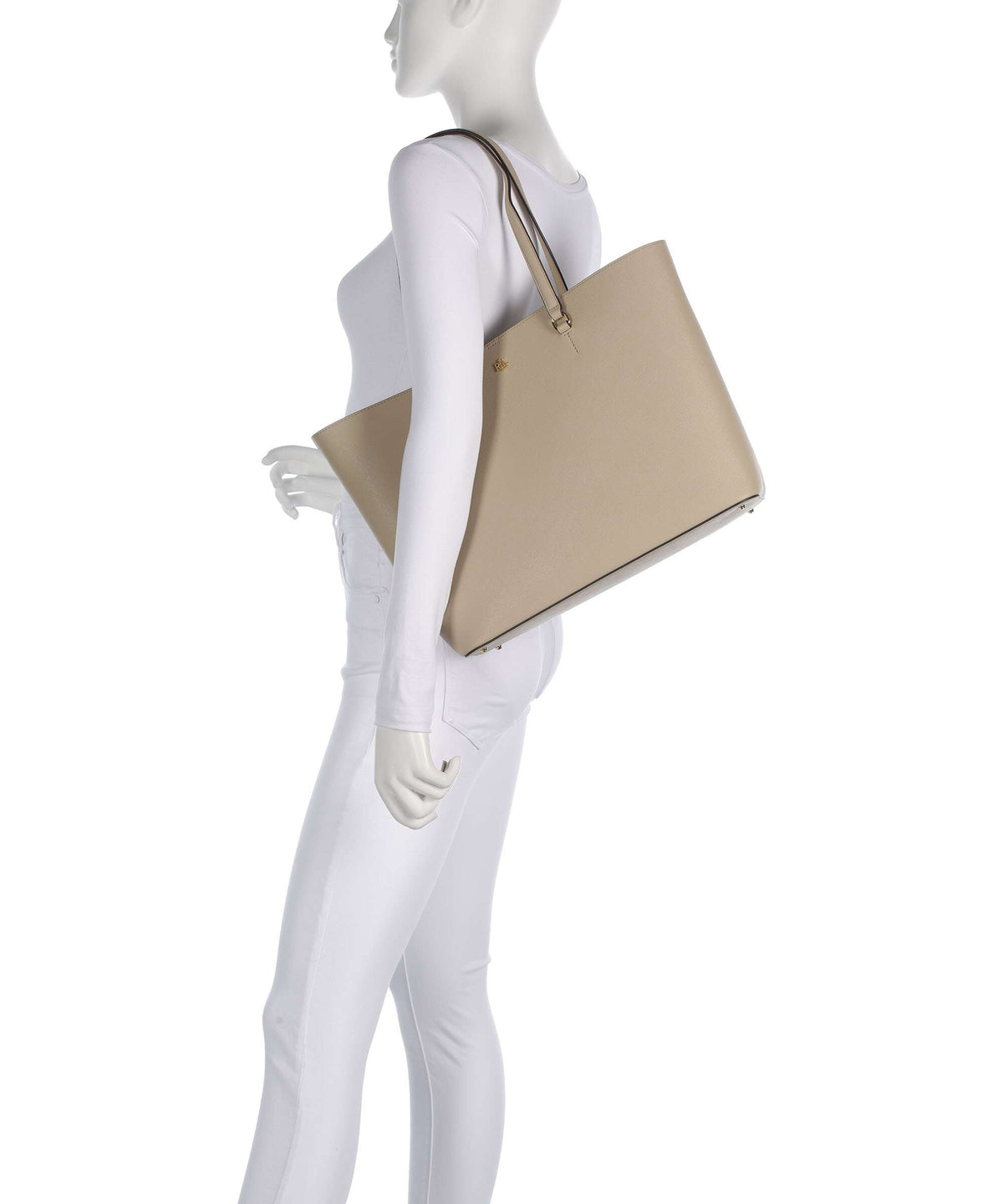 Lauren Ralph Lauren Karly Large Tote bag birch tan