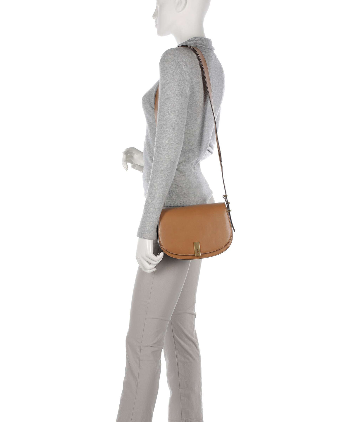 Polo Ralph Lauren ID Collection Medium Crossbody bag tan